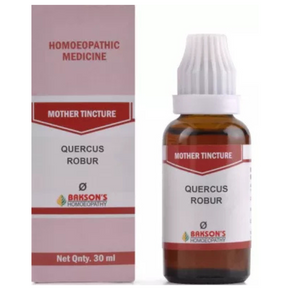 BAKSON'S HOMEOPATHY QUERCUS ROBUR MOTHER TINCTURE Q - PACK OF 2 (30 ML EACH)