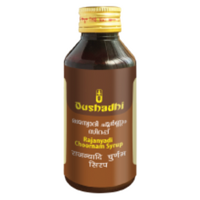 OUSHADHI RAJANNYADI CHOORNAM SYRUP - PACK OF 8 (100 ML EACH)