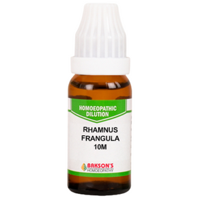 BAKSON'S HOMEOPATHY RHAMNUS FRANGULA DILUTION 10M - PACK  OF 2 (10 ML EACH)