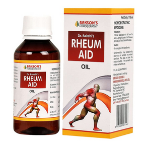 BAKSON'S HOMEOPATHY RHEUM AID OIL - PACK OF 2 (115 ML EACH)