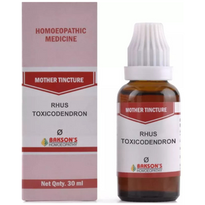 BAKSON'S HOMEOPATHY RHUS TOXICODENDRON MOTHER TINCTURE Q (30 ML)