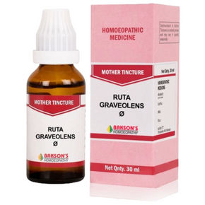 BAKSON'S HOMEOPATHY RUTA GRAVEOLENS MOTHER TINCTURE Q - PACK OF 3 (30 ML EACH)