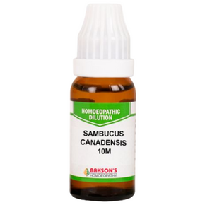 BAKSON'S HOMEOPATHY SAMBUCUS CANADENSIS DILUTION 10M - PACK OF 2 (10 ML EACH)