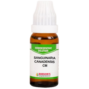 BAKSON'S HOMEOPATHY SANGUINARIA CANADENSIS DILUTION CM - PACK OF 2 (10 ML EACH)