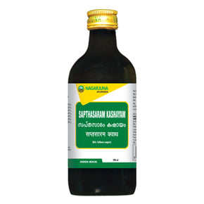 NAGARJUNA SAPTHASARAM KASHAYAM - PACK OF 4 (200 ML EACH)