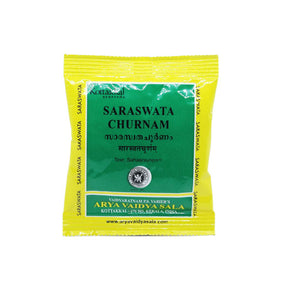 KOTTAKKAL AYURVEDA SARASWATA CHURNAM - PACK OF 14 (10 GM EACH)