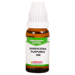 BAKSON'S HOMEOPATHY SARRACENIA PURPUREA DILUTION 10M - PACK OF 2 (10 ML EACH)