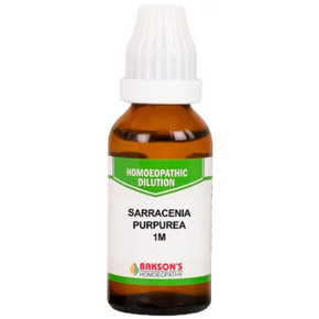 BAKSON'S HOMEOPATHY SARRACENIA PURPUREA DILUTION 1M - PACK OF 3 (30 ML EACH)