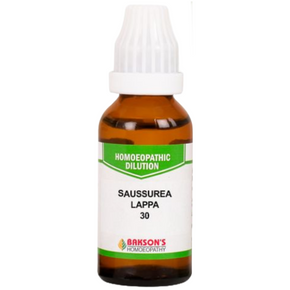 BAKSON'S HOMEOPATHY SAUSSUREA LAPPA DILUTION 30 - PACK OF 4 (30 ML EACH)