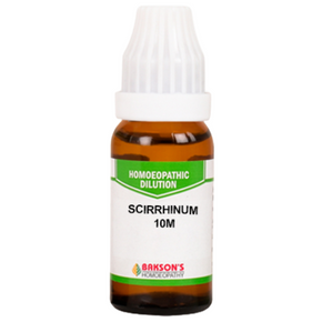 BAKSON'S HOMEOPATHY SCIRRHINUM DILUTION 10M - PACK OF 2 (10 ML EACH)