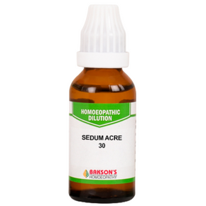 BAKSON'S HOMEOPATHY SEDUM ACRE DILUTION 30 - PACK OF 4 (30 ML EACH)