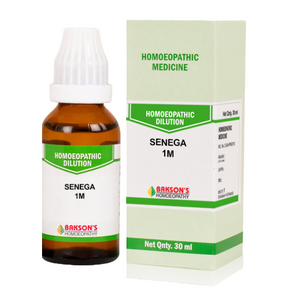 BAKSON'S HOMOEOPATHY SENEGA DILUTION 1M - PACK OF 3 (30 ML EACH)