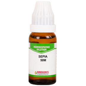 BAKSON'S HOMEOPATHY SEPIA DILUTION 50M - PACK OF 2 (10 ML EACH)