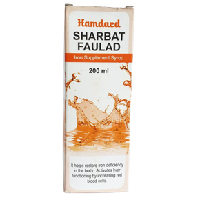 HAMDARD SHARBAT FAULAD (400 ML - Pack of 4)