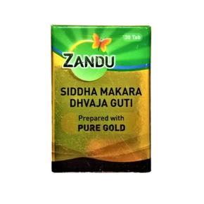 Zandu Siddha Makar Dhvaja Guti (30 Tablets)
