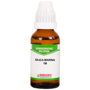 BAKSON'S HOMEOPATHY SILICA MARINA DILUTION 1M - PACK OF 3 (30 ML EACH)