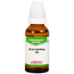 BAKSON'S HOMEOPATHY SILICA MARINA DILUTION 200 - PACK OF 3 (30 ML EACH)