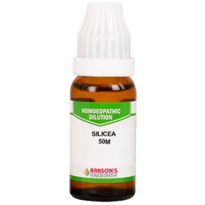 BAKSON'S HOMEOPATHY SILICEA DILUTION 50M - PACK OF 2 (10 ML EACH)