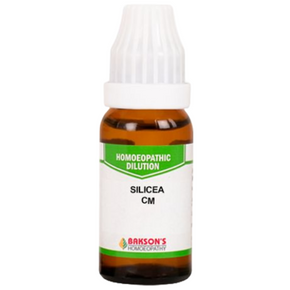 BAKSON'S HOMEOPATHY SILICEA DILUTION CM - PACK OF 2 (10 ML EACH)