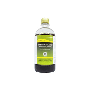 KOTTAKKAL AYURVEDA SRIKHANDASAVAM - PACK OF 4 (450 ML EACH)