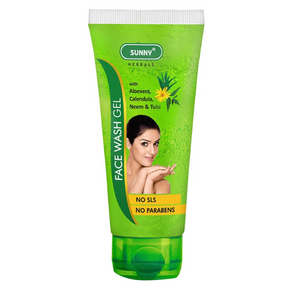 BAKSON'S HOMOEOPATHY SUNNY HERBALS FACE WASH GEL (WITH NEEM AND TULSI) - PACK OF 3 (115 GM EACH)