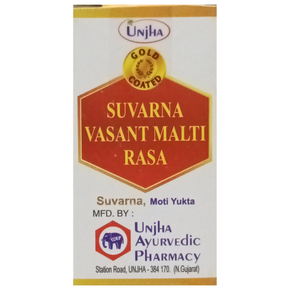 UNJHA SUVARNA VASANT MALTI RASA (SWARNA MOTI YUKTA) TABLETS