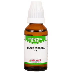 BAKSON'S HOMEOPATHY TAXUS BACCATA DILUTION 1M - PACK OF 3 (30 ML EACH)