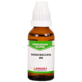 BAKSON'S HOMEOPATHY TAXUS BACCATA DILUTION 200 - PACK OF 3 (30 ML EACH)