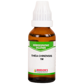 BAKSON'S HOMEOPATHY THEA CHINENSIS DILUTION 1M - PACK OF 3 (30 ML EACH)