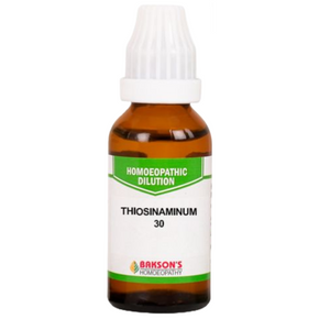 BAKSON'S HOMEOPATHY THIOSINAMINUM DILUTION 30 - PACK OF 4 (30 ML EACH)