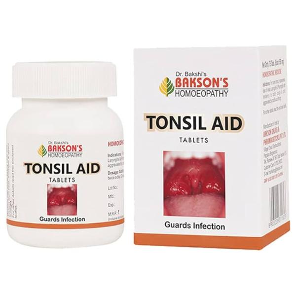 Buy Bakson's Tonsil Aid Tablets - Uses, Benefits & Dosage