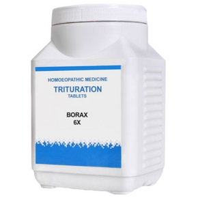 BAKSON'S HOMEOPATHY TRITURATION BORAX 6X TABLETS