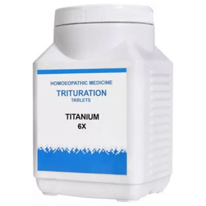 BAKSON'S HOMEOPATHY TRITURATION TITANIUM 6X TABLETS