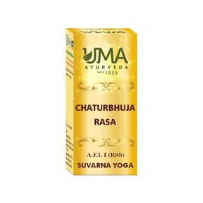 UMA AYURVEDA CHATURBHUJA RASA (WITH GOLD)