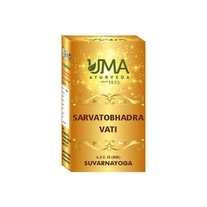 UMA AYURVEDA SARVATOBHADRA VATI (WITH GOLD)