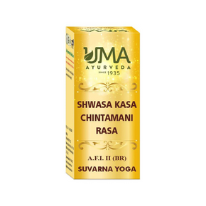 UMA AYURVEDA SHWASA KASA CHINTAMANI RASA TABLET (WITH GOLD)