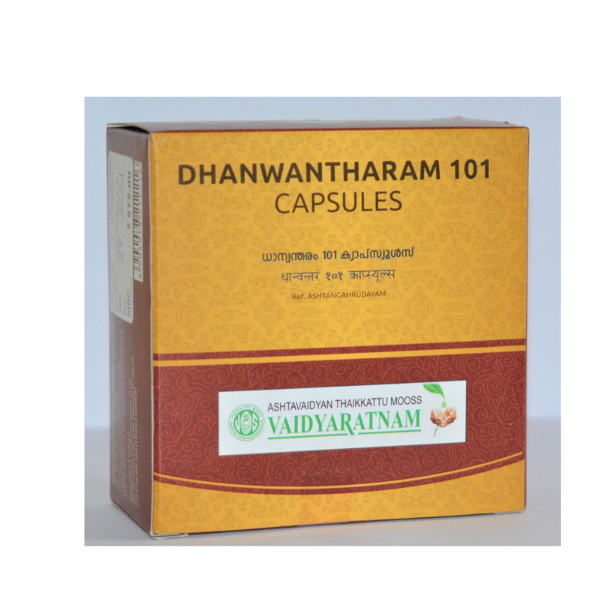 Buy Vaidyaratnam Dhanwantharam Capsule- Uses, Ingredients | Very ...