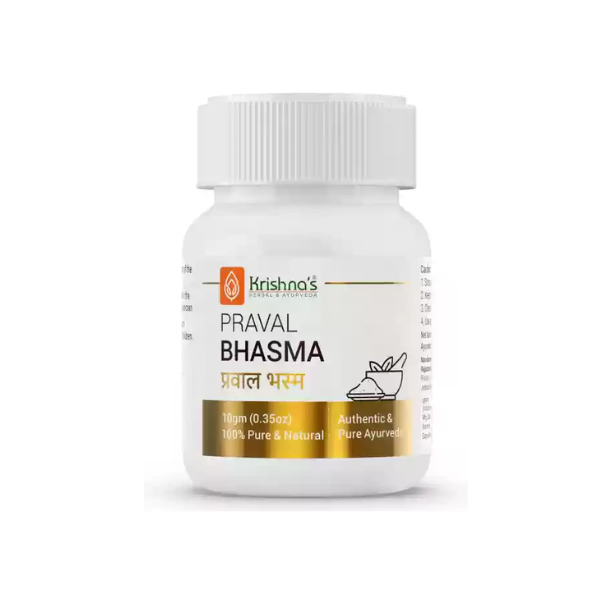 Buy Krishna's Praval Bhasma - Uses, Benefits & Dosage
