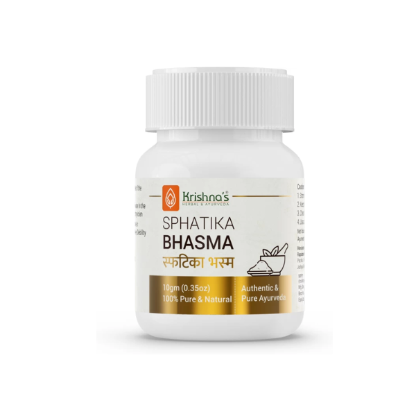 KRISHNA'S SPHATIKA BHASMA (10 GM)Pack of 6