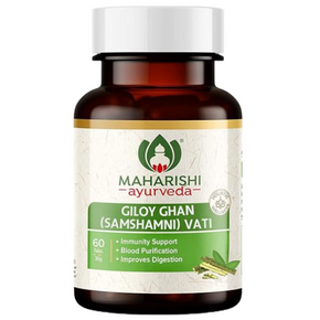 MAHARISHI AYURVEDA GILOY GHAN (SAMSHAMNI - 60 Tablets) VATI