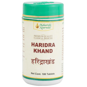 MAHARISHI AYURVEDA HARIDRA KHAND - Pack of 4 (60 Tablets Each)