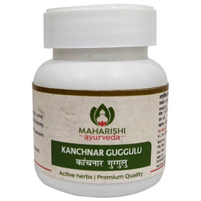 MAHARISHI AYURVEDA KANCHNAR GUGGULU -Pack of 2 (60 Tablets Each)