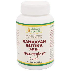 MAHARISHI AYURVEDA KANKAYAN GUTIKA -Pack of 3(ARSH - 40 Tablets Each)