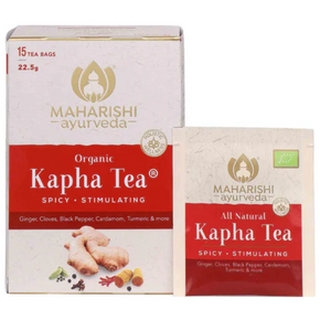 MAHARISHI AYURVEDA ORGANIC KAPHA TEA - pack of 2 (15 tea bags)