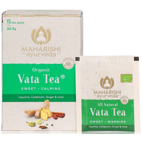 MAHARISHI AYURVEDA ORGANIC VATA TEA - Pack of 2(15 tea bags each )