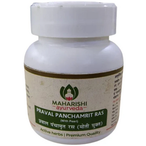 MAHARISHI AYURVEDA PRAVAL PANCHAMRIT RAS (WITH PEARL - 16 Tablets)