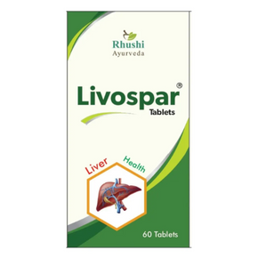 RHUSHI AYURVEDA LIVOSPAR TABLET - PACK OF 2 (60 TABS EACH)