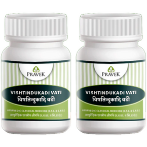 PRAVEK VISHTINDUKADI VATI (40 Tabs - pack of 2)