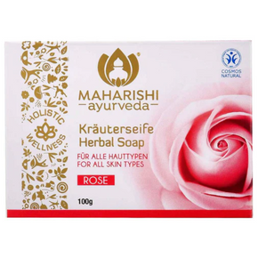 MAHARISHI AYURVEDA ROSE SOAP-Pack of 2 (100 GM Each)