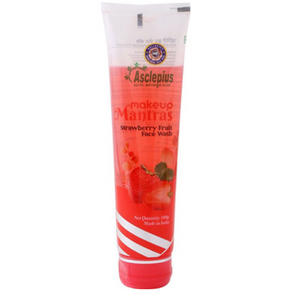 ASCLEPIUS MAKEUP MANTRAS STRAWBERRY FACE WASH - PACK OF 2 (100 GM EACH)